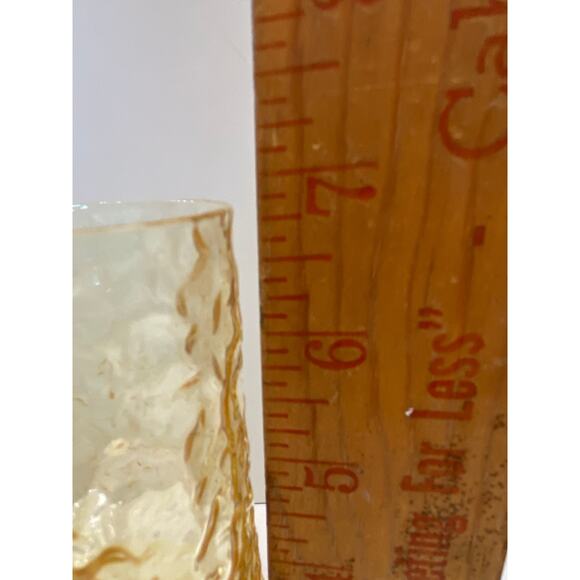 Vintage Lenox Impromptu Yellow water glasses Stemware set of 6 - Picture 5 of 6